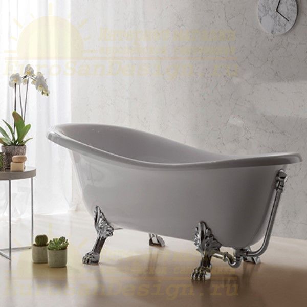 Ванна из искусственного камня Globo Bathtubs PA100 170x80 схема 2