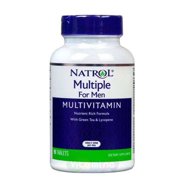 Natrol Комплекс витаминов и минералов для мужчин My Favorite Multiple For Men, 90 табл.