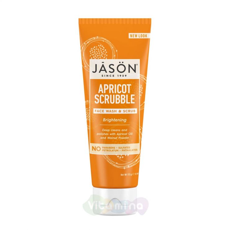 Jason Скраб абрикосовый Brightening Apricot Scrubble, 113 г