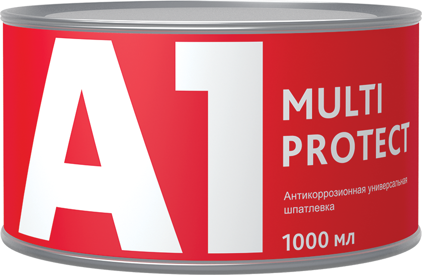 A1 MULTI PROTECT Антикоррозионная универсальная шпатлевка 1кг.