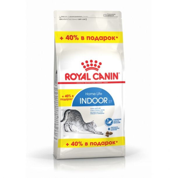 Сухой корм для кошек Royal Canin Indoor 27 живущих в помещении 0.4 + 0.16 кг