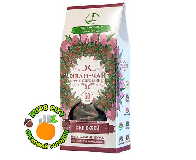Иван чай с клюквой 50гр