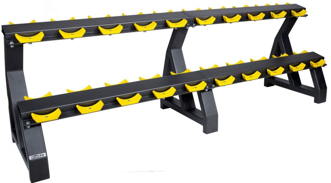 Стойка для гантелей PROFI-FIT RUS2215J-10, на 10 пар