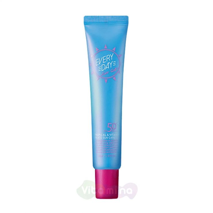 A'Pieu Ежедневный солнцезащитный гель Everyday Sun Gel SPF50+PA++++, 30 мл