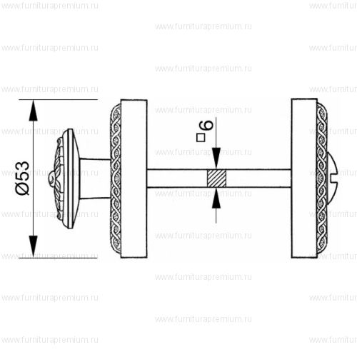 Накладка-фиксатор Mestre 0WC070