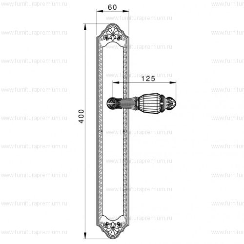 Ручка на планке Mestre 0A2941.B