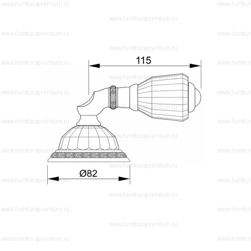 Ручка Mestre 0R6263