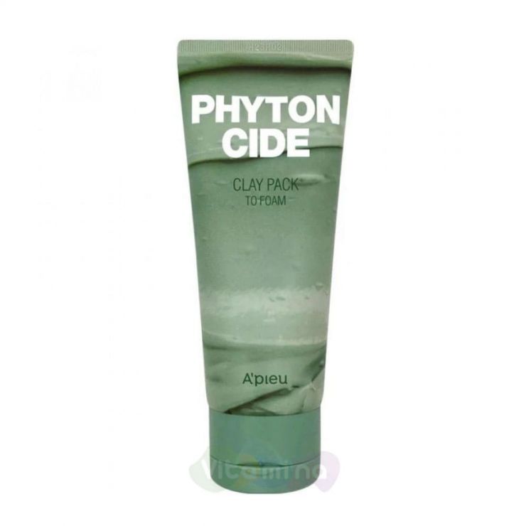 A'Pieu Маска пенка для умывания Phytoncide Clay Pack To Foam, 100 мл