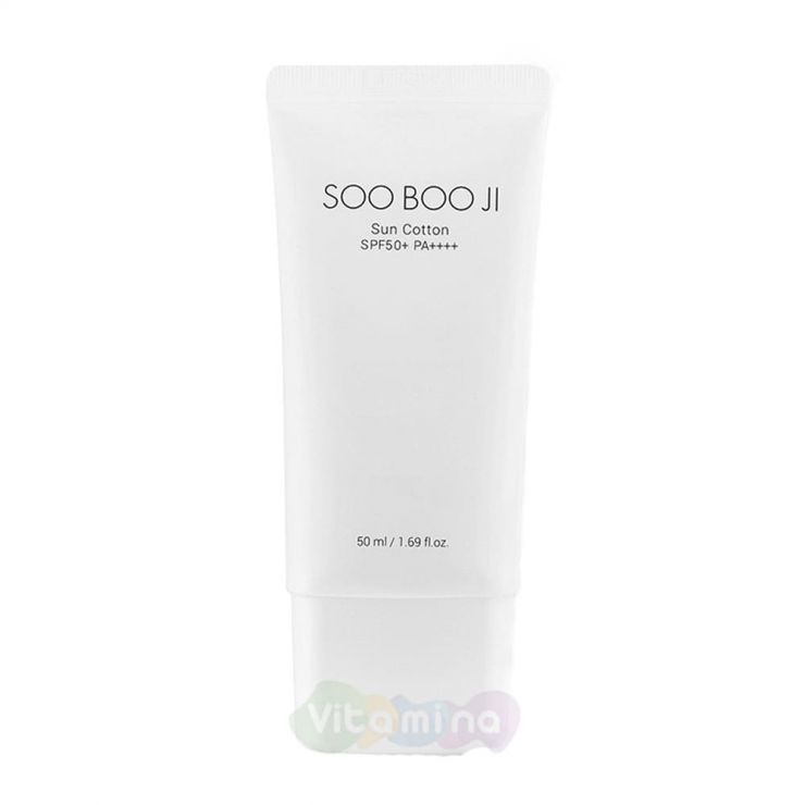 A'Pieu Солнцезащитный крем Soo Boo Ji Sun Cotton SPF50+/РА++++, 50 мл