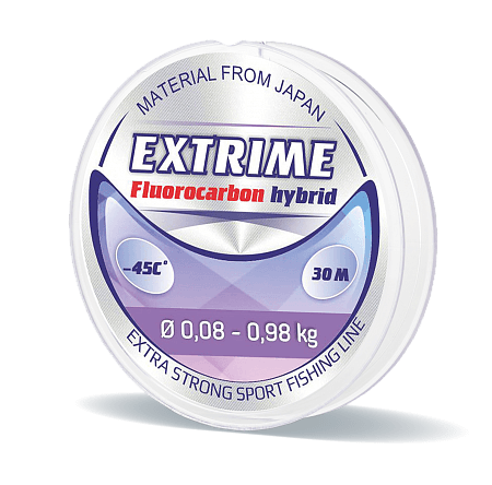 Флюорокарбоновая леска 0,14 мм 30 м Expert profi Extrime hybrid (fluorocarbon)