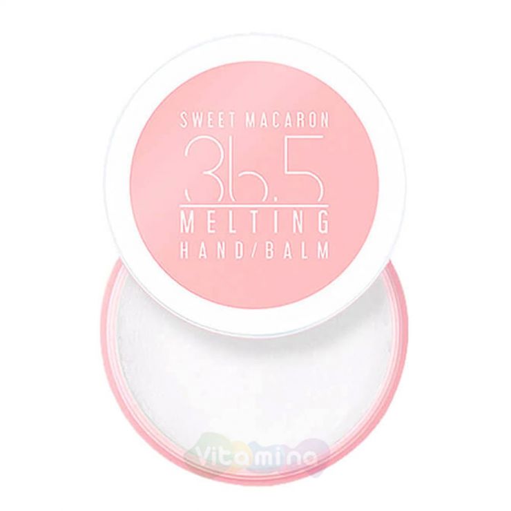 A'Pieu Бальзам для рук с ароматом сладкого миндального печенья 36.5 Melting Hand Balm Sweet Macaron, 35 мл