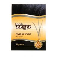 Краска для волос | Черный | 60 г | Aasha Herbals