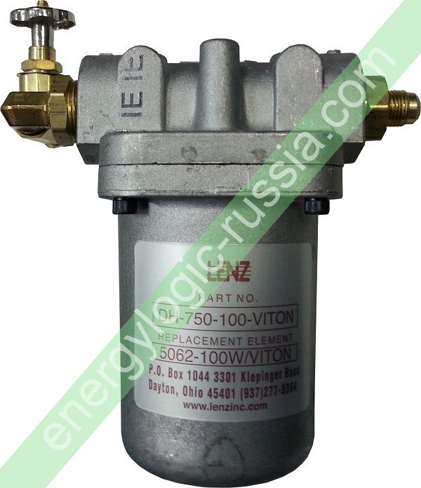 Фильтр топливный Lenz DH 750-100 (комплект с фитингами и шаровым краном)