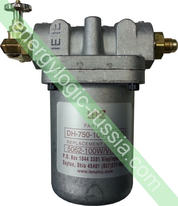 Фильтр топливный Lenz DH 750-100 (комплект с фитингами и шаровым краном)