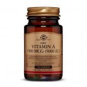 Солгар Витамин А Dry Vitamin A, 100 табл