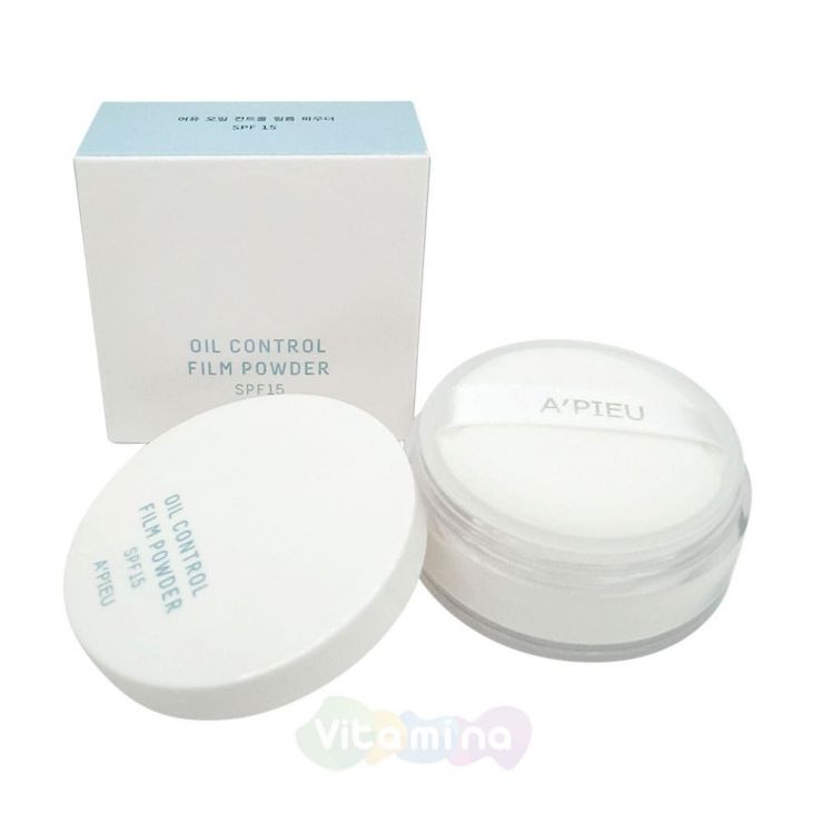 A'Pieu Рассыпчатая матирующая пудра Oil Control Film Powder SPF15, 6 г