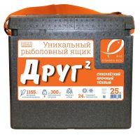 Рыболовный ящик Camping World Друг 2 пенопластовый зимний 25 л чёрный