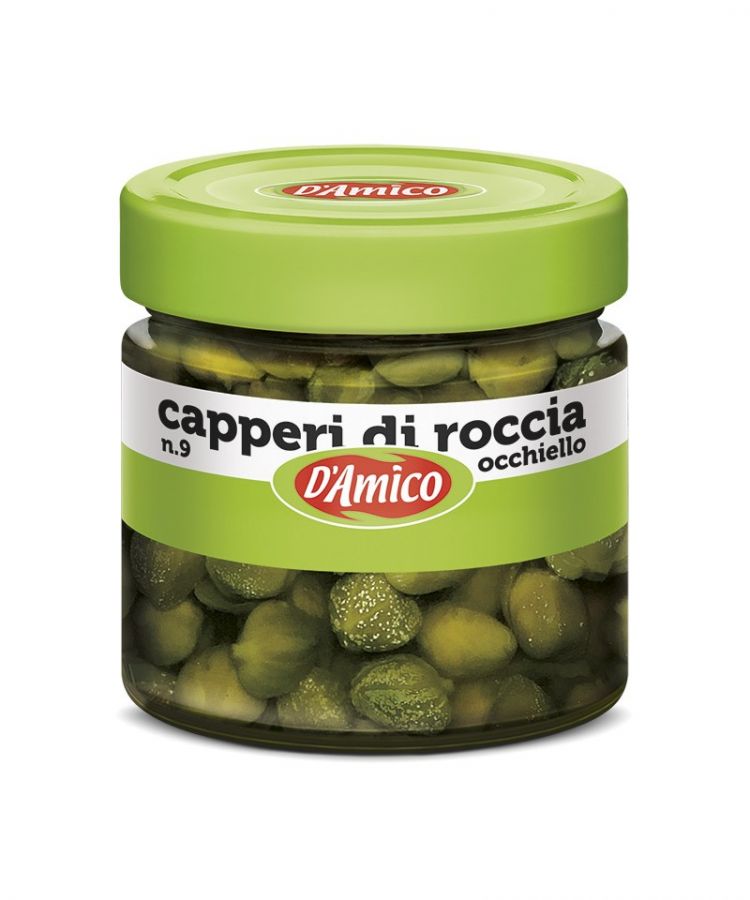 Каперсы №9 100 г, Capperi di roccia №9 D'Amico, 100 g