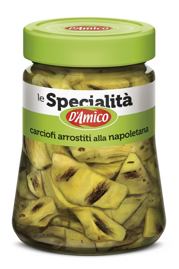 Артишоки на гриле по-неаполитански 280 г , Carciofi arrostiti alla Napoletana D'Amico 280 gr.