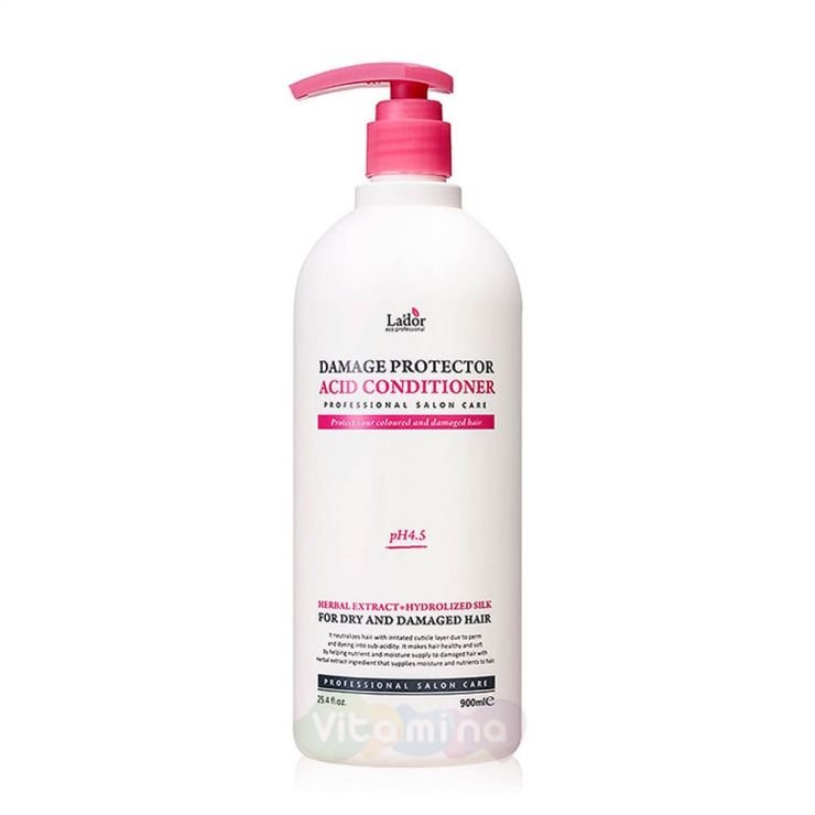 La'dor Защитный кондиционер для поврежденных волос Damage Protector Acid Conditioner, 900 мл