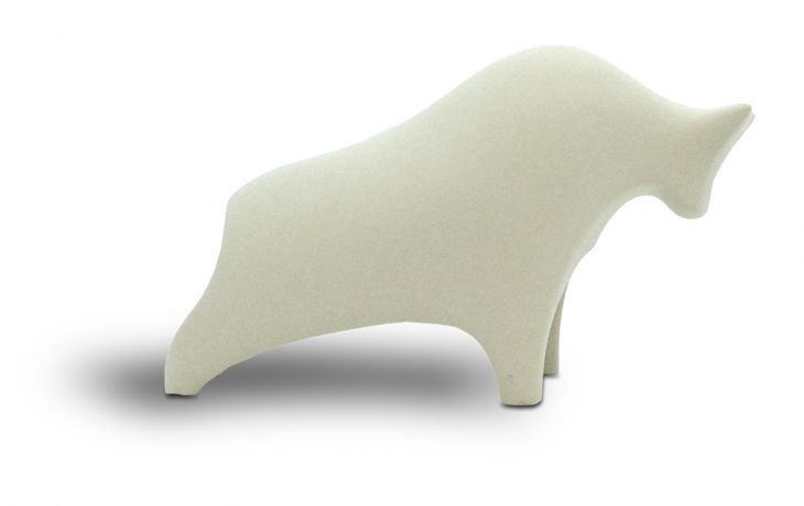 Коллекционная статуэтка из испанской коллекции -  711011/00 "Бык малый Альтамита Белый"