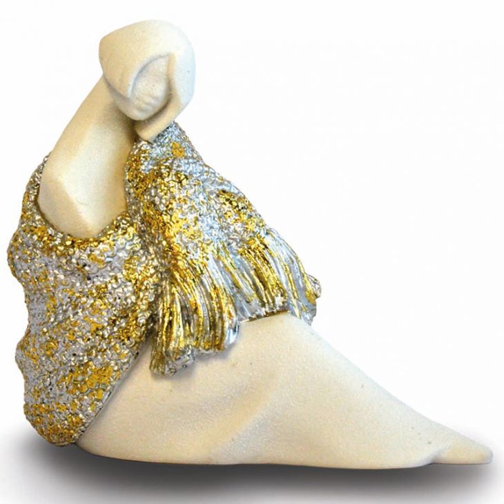 Коллекционная статуэтка из испанской коллекции -  775513/02 Я скучаю по тебе (золото-серебро)