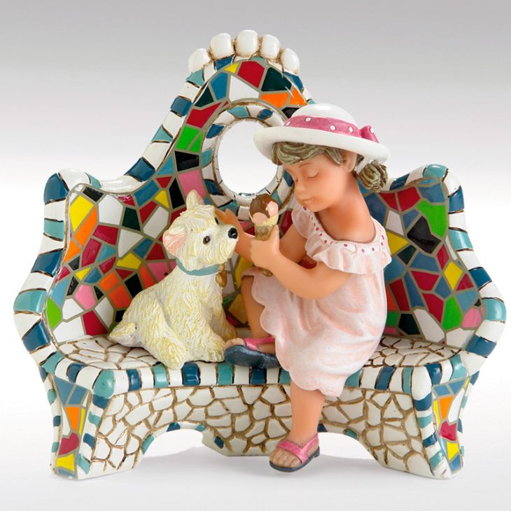 Коллекционная статуэтка из испанской коллекции -  784112 Мороженое на двоих (маленькое)