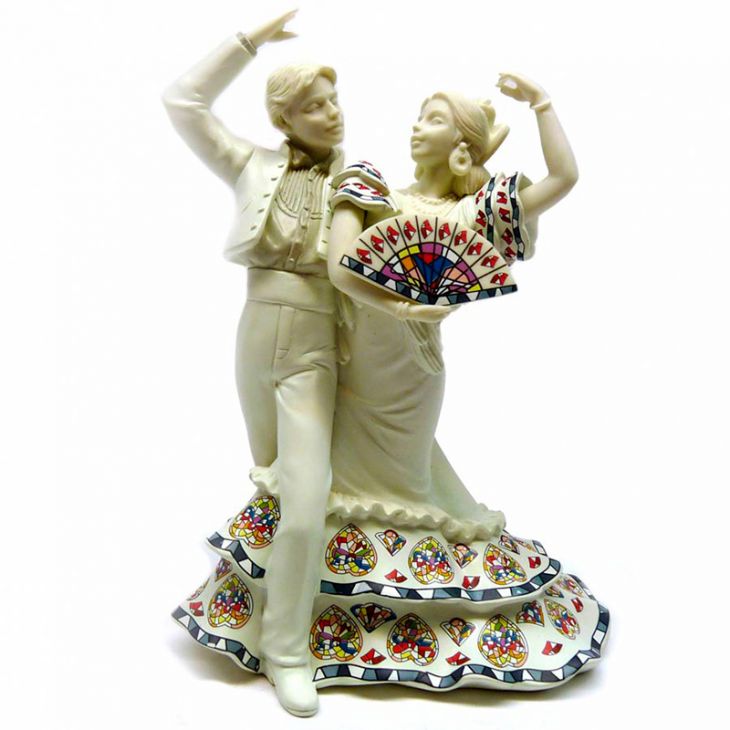 Коллекционная статуэтка из испанской коллекции -  763006 Танец фламенко