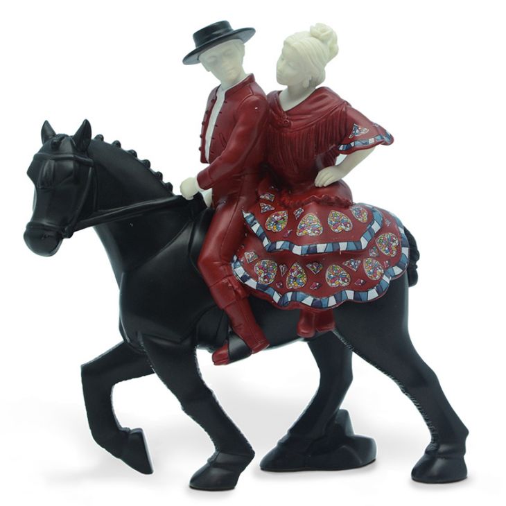 Коллекционная статуэтка из испанской коллекции -  763619 Pareja a caballo (Пара верхом на лошади)