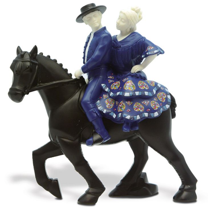 Коллекционная статуэтка из испанской коллекции -  763419 Pareja a caballo