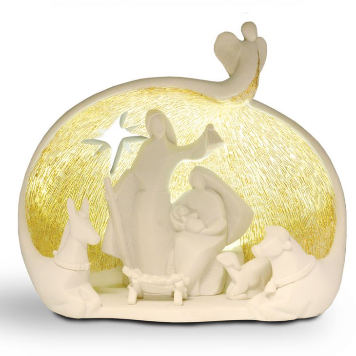 Коллекционная статуэтка из испанской коллекции -  736927/02 "Вертеп золотистый" Коллекционная статуэтка из испанской коллекции -  736927/02 "Вертеп золотистый"