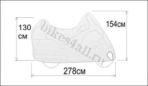 Чехол для мотоцикла Rexwear: XХL (Honda Gold Wing)