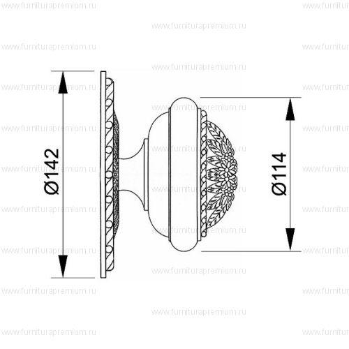 Ручка-кноб Mestre 0C0594