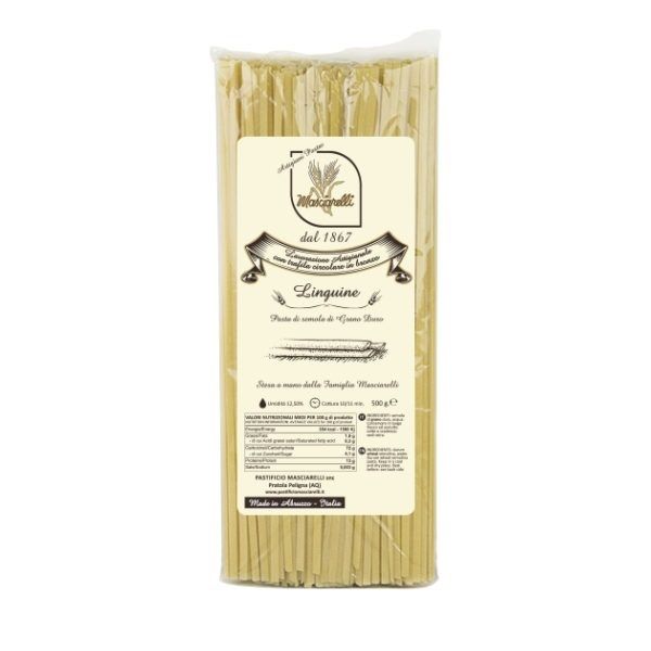 Паста Лингуине Пастифичио Машиарелли 500 г, Linguine Pastificio Masciarelli 500 gr