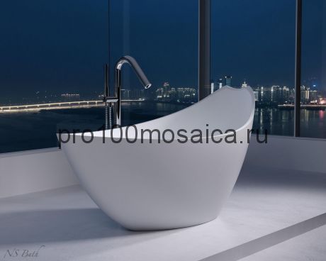 NSB-17801 Ванна из POLYSTONE (акриловый камень) размер,мм: 1760*840*840 (NS BATH)