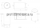 NSF-45450 Раковина из POLYSTONE (акриловый камень) размер,мм: 450*450*900 (NS BATH)