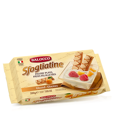 Печенье Слойки глазированные 200 г, Sfogliatine Balocco 200 gr