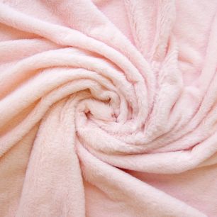 Мех искусственный - Норка нежно-розовый 50*40 см