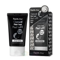 FarmStay Очищающая маска-пленка с древесным углем Charcoal Black Head Peel-off Mask Pack