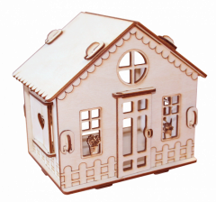 Кукольный домик - дачный домик в саду