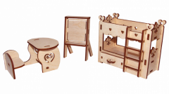 Мебель для кукол - Школьный уголок