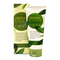 FarmStay Пенка для умывания с экстрактом зеленого чая Green Tea Seed Pure Cleansing Foam, 180 мл