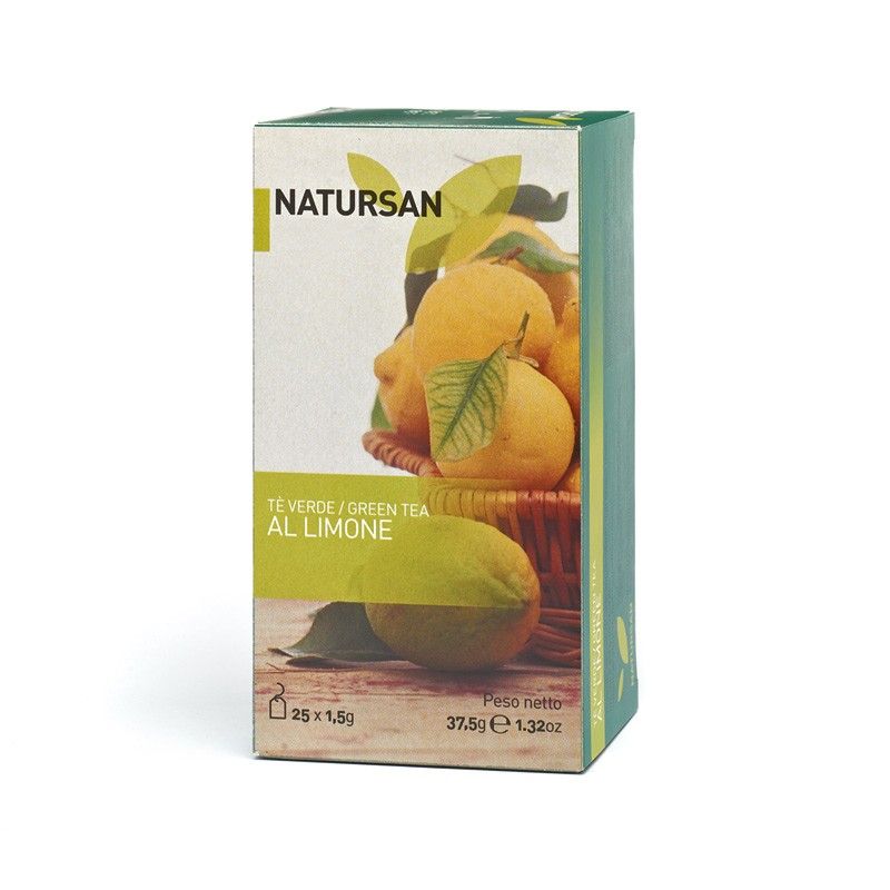 CF3 Чай зеленый с лимоном 37,5 г, Astuccio te verde al limone 37,5 g