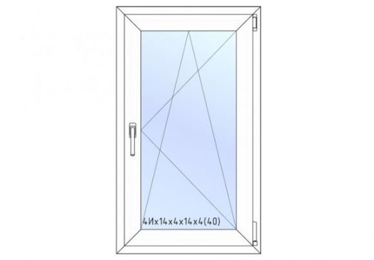 Окно REHAU 700х1200 поворотно-откидное