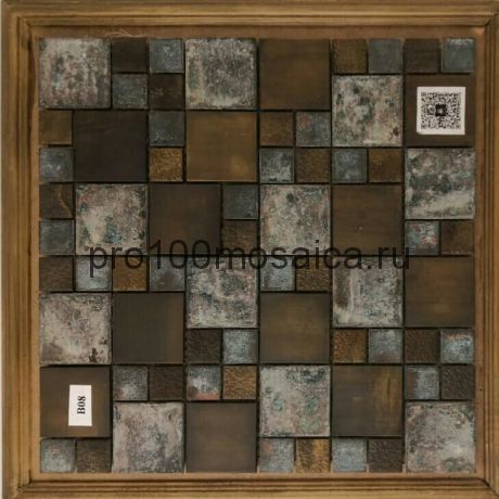 B08. Мозаика серия BRONZE соты  размер, мм: 298*298*8 (Happy Mosaic)