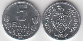 Молдавия 5 бани 2017 UNC