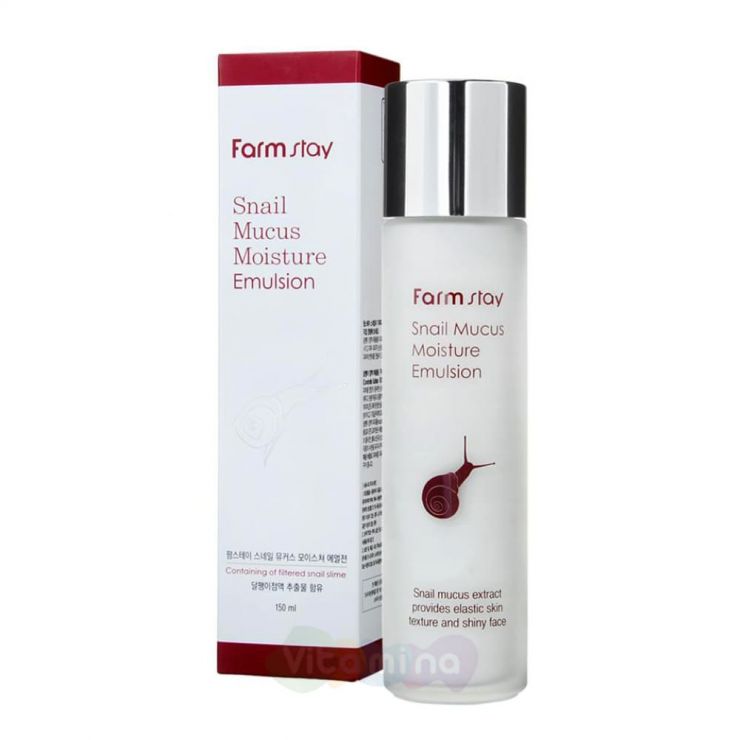FarmStay Восстанавливающая эмульсия с муцином улитки Snail Mucus Moisture Emulsion, 150 мл