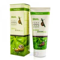 FarmStay Пенка для умывания с улиточным муцином Snail Pure Cleansing Foam, 250 мл