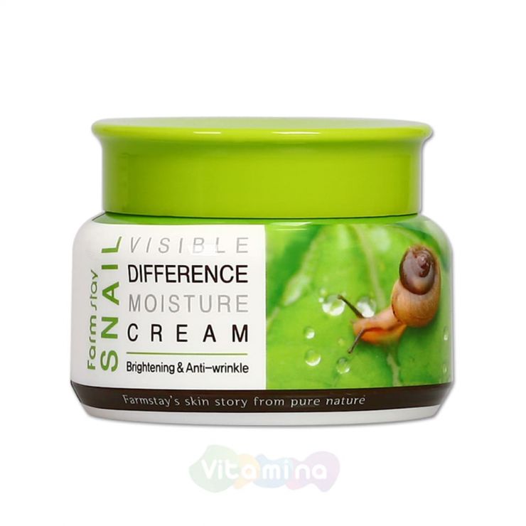 FarmStay Увлажняющий крем с улиточным муцином Snail Visible Difference Moisture Cream, 100 мл