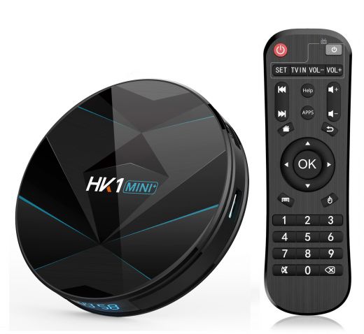 Медиаплеер OTT TV Box HK1MINI+ (RK3318/2~4Gb/16~128Gb/Mali-450/WiFi/BT/4K/Android 9.0)